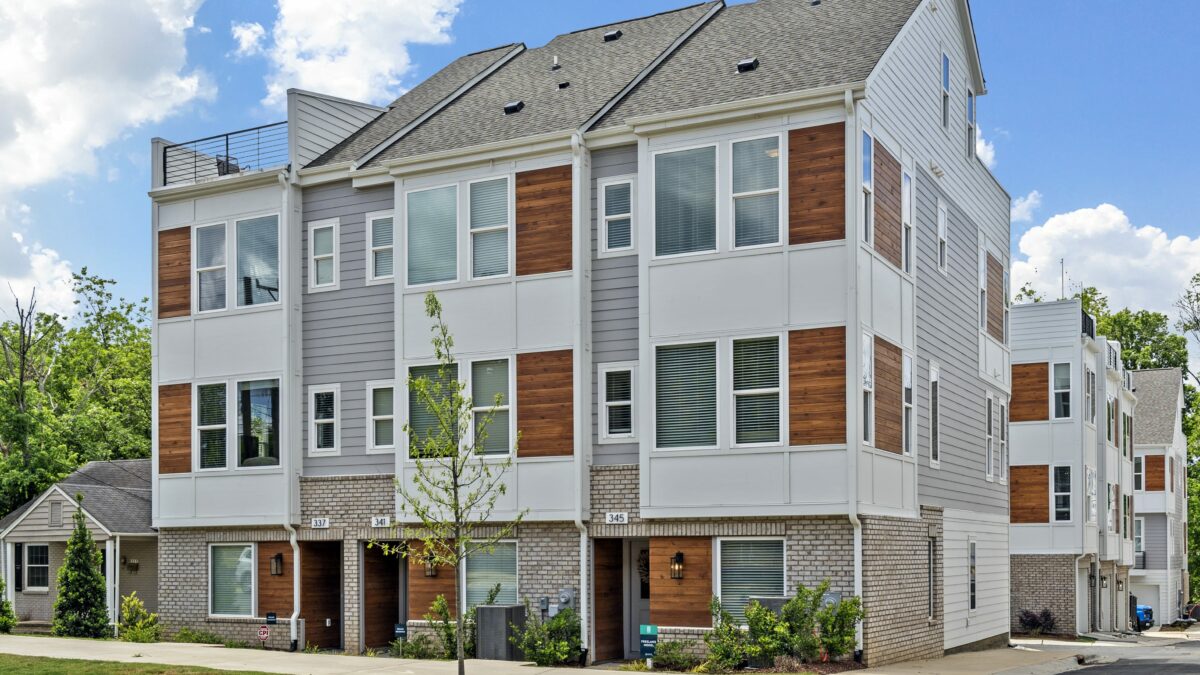 Affordable townhomes for sale in Charlotte, North Carolina.